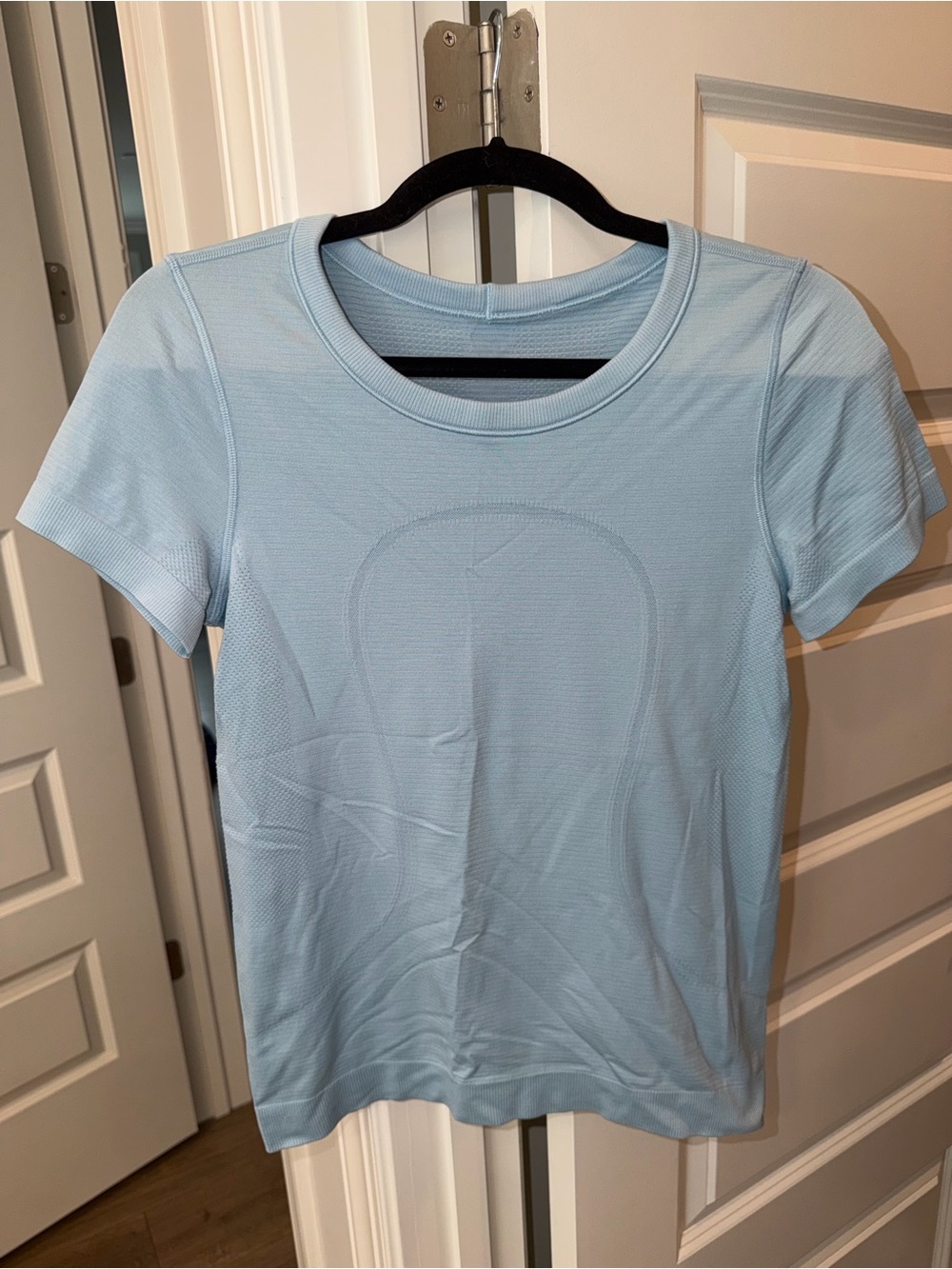 Lululemon Swiftly Relaxed Fit Short Sleeve Shirt (Light Blue)